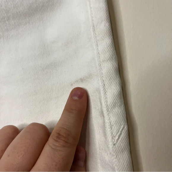 NWOT GOOD AMERICAN Good Waist Wide Leg Palazzo Pant White Jeans - Picture 14 of 16